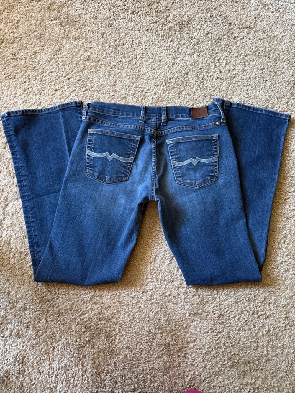 Lucky Brand Women's sweet n low blue dark wash Bootcut Jeans size 6 / 28 - Picture 5 of 9